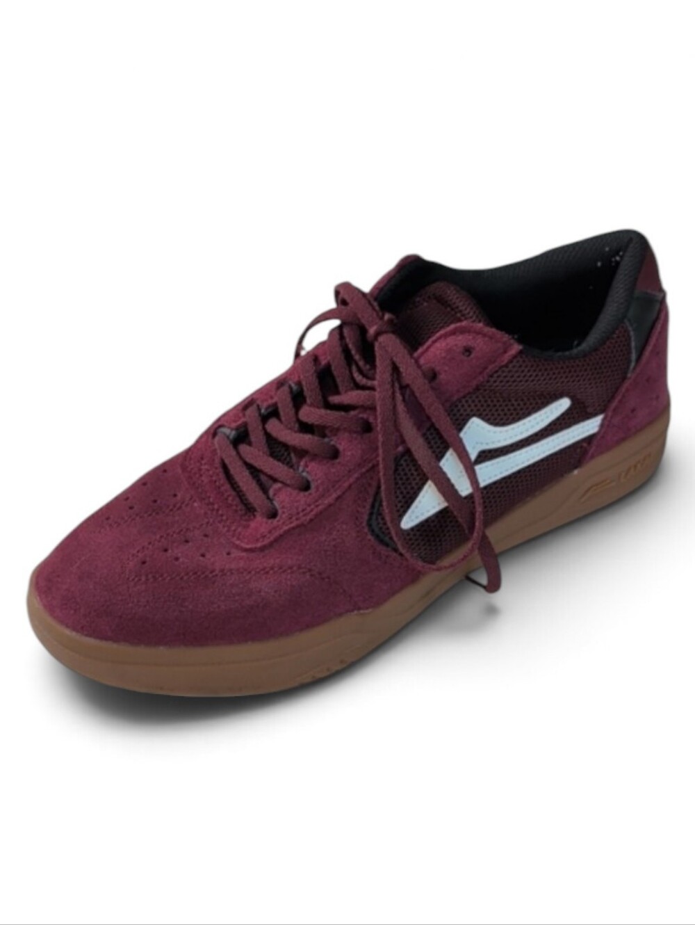 Lakai, Atlantic, Burgundy Suede Skate Shoes. Sz 8